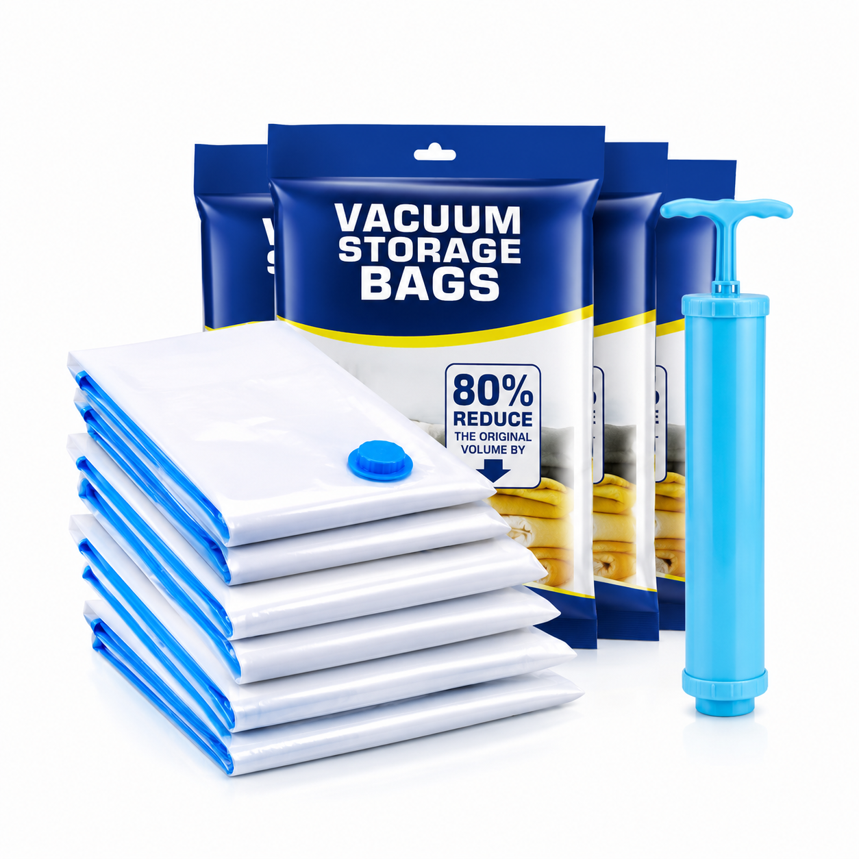 🔥 LIBERA EL 70% DE TU ESPACIO -  Kit Organizador al Vacío x5