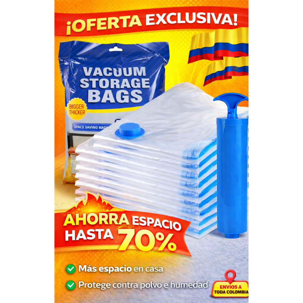 MásEspacio - Bolsas al Vacío con Bomba