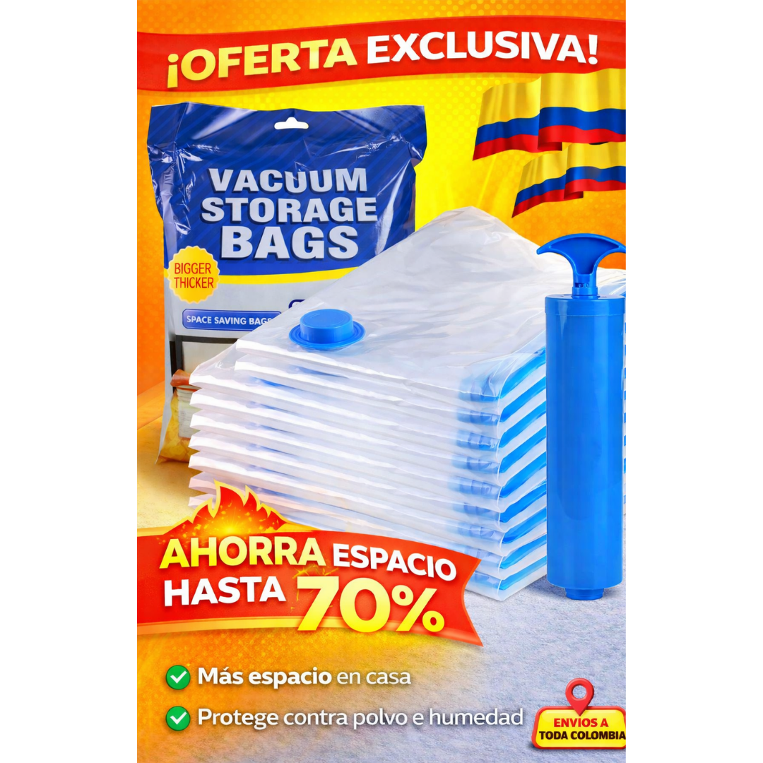 MásEspacio - Bolsas al Vacío con Bomba