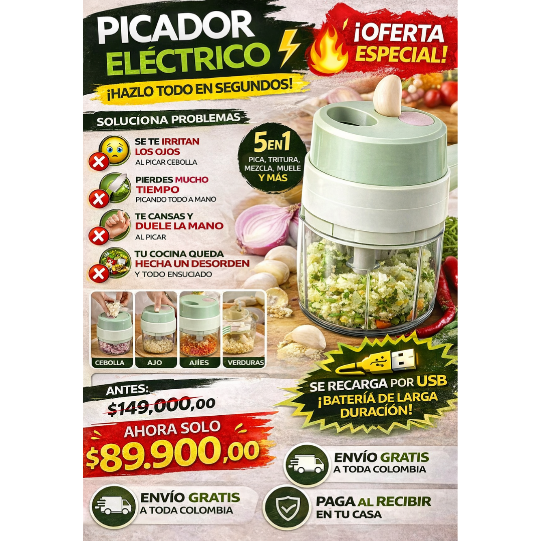 TurboPicador Pro – Cocina fácil en segundos